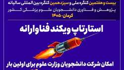 فراخوان شرکت در رویداد استارتاپ‌ویکند فناورانه ۲۷ـمین کنگره ملی 